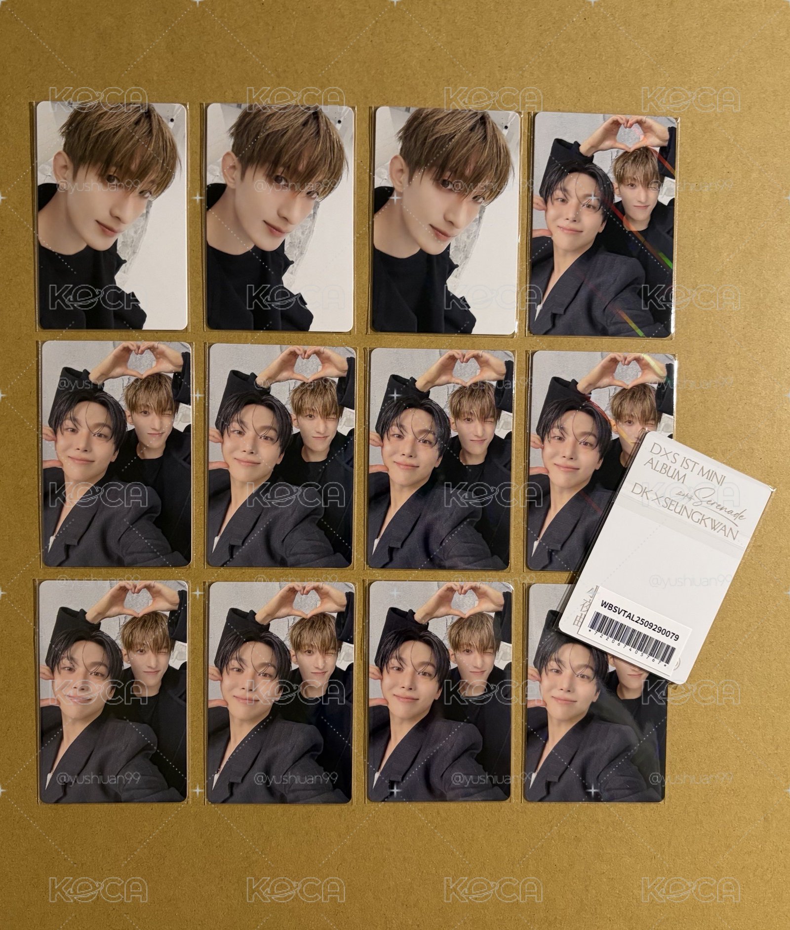 🤍碩寛小分隊 C盤 wvs JP 特典卡（餘雙人）