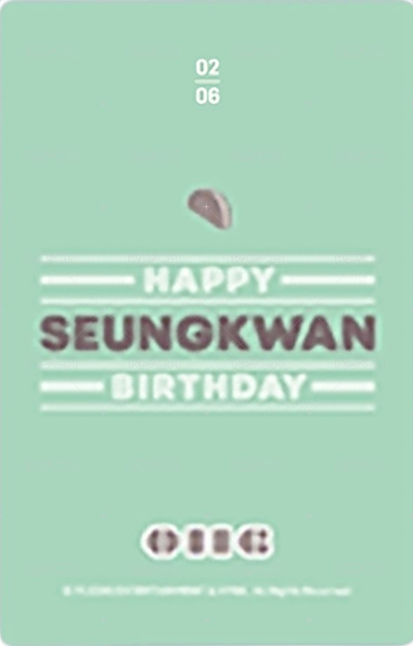 生日禮盒ver.2 周邊卡  背面