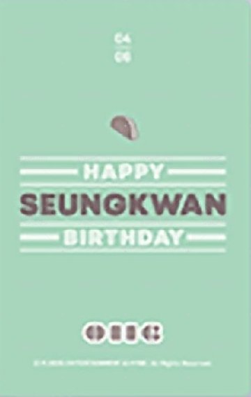 生日禮盒ver.2 周邊卡  背面