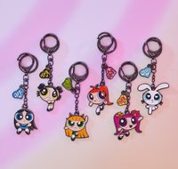 Get Up 鑰匙圈吊飾 THE POWERPUFF GIRLS金屬吊飾 