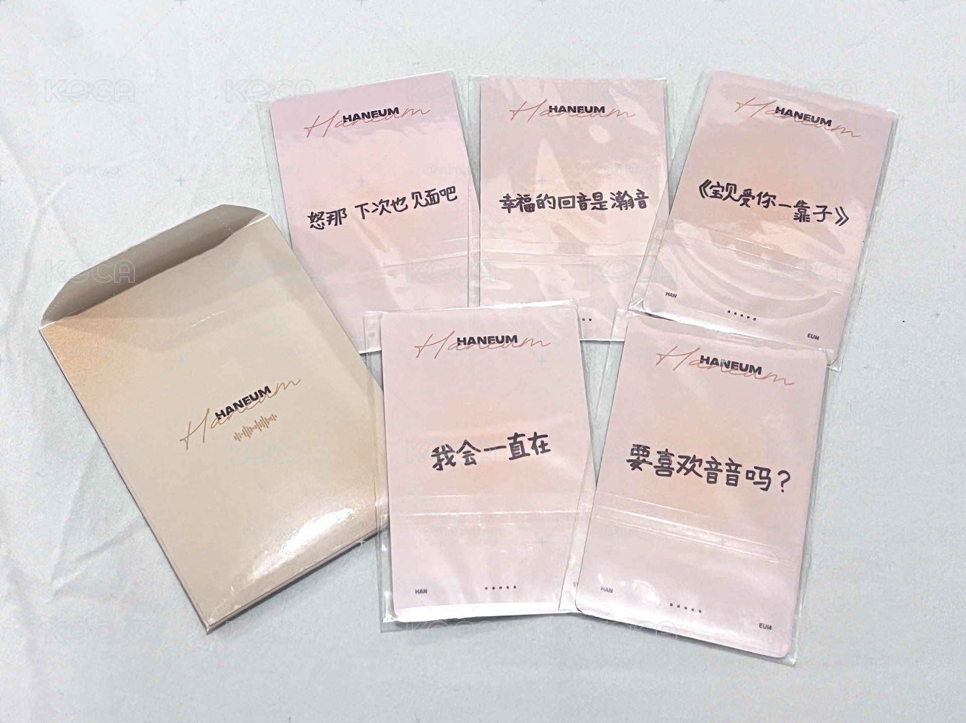 張瀚音 杭州見面會小卡/一套