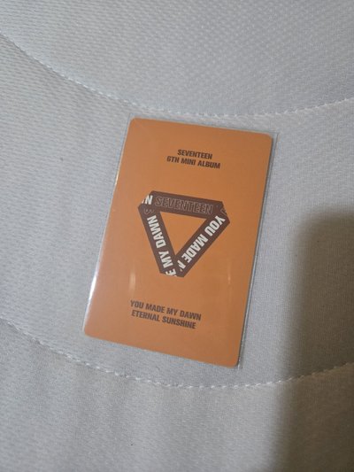 Mingyu You make my dawn專卡