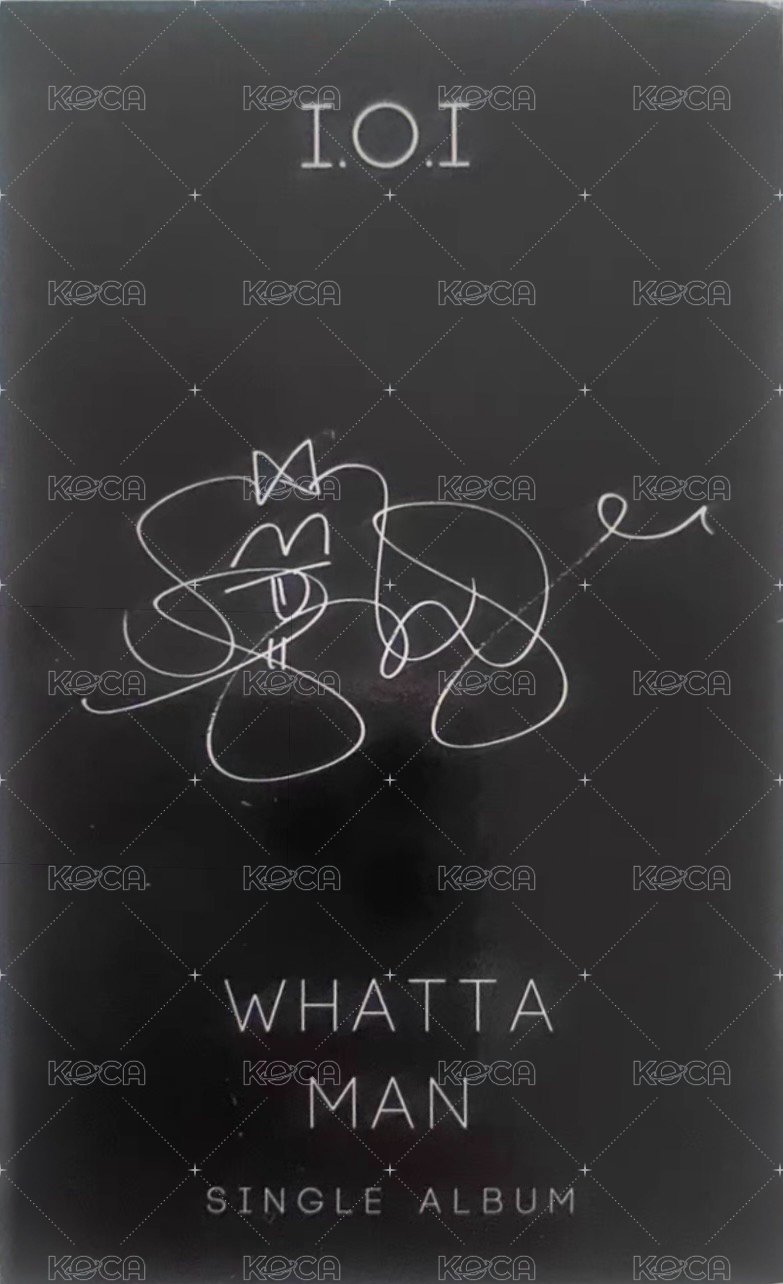 I.O.I 單曲1 專輯卡  背面
