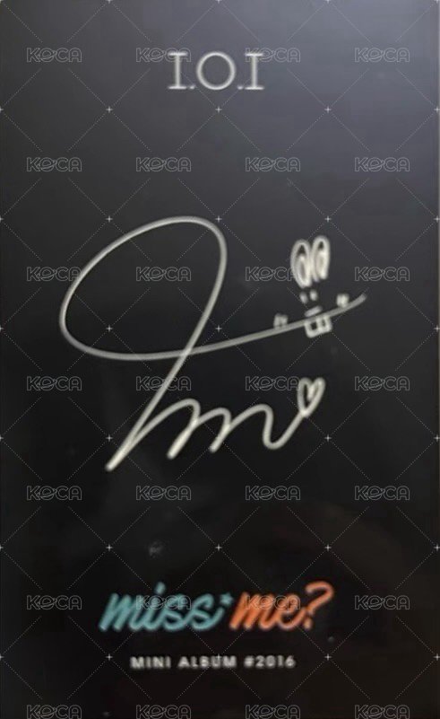 I.O.I 迷2 專輯卡  背面