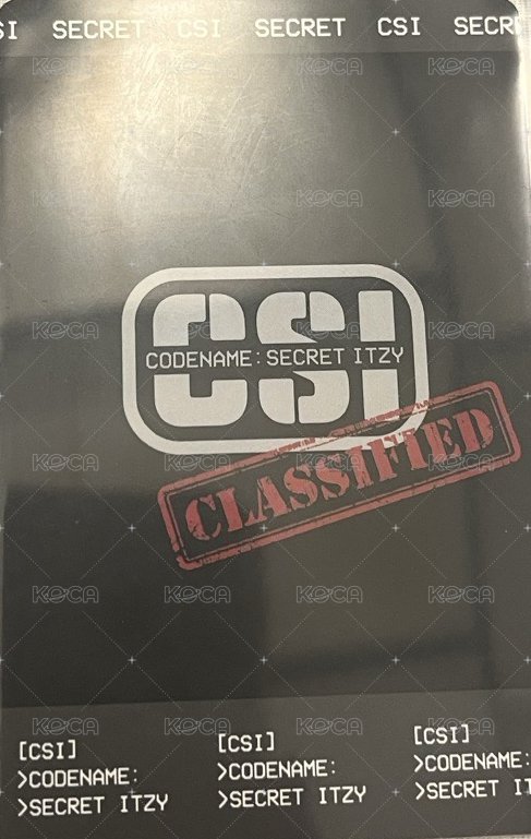 CSI 周邊卡 檔案袋卡 背面