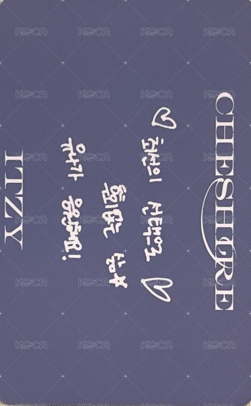 CHESHIRE mk 幸運卡  背面