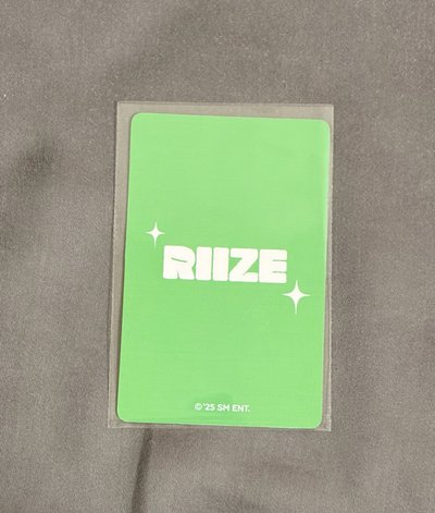 RIIZE 上海快閃 20公分娃 豆兵麻將娃卡