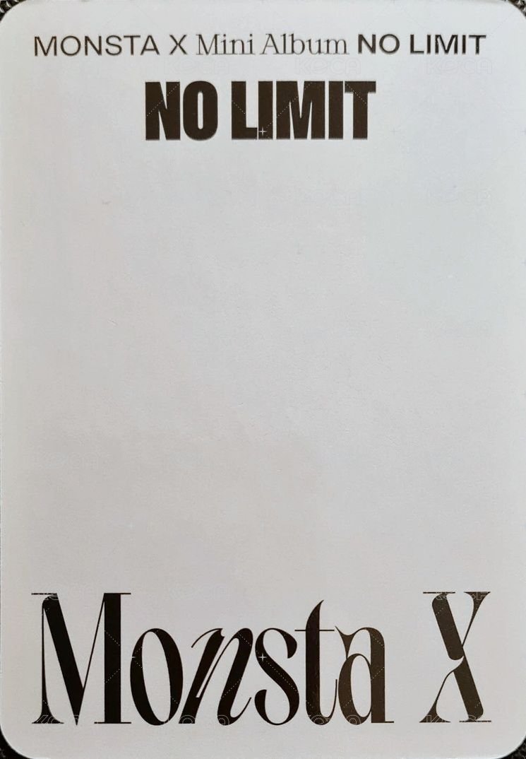 NO LIMIT Jewel 專輯卡  背面