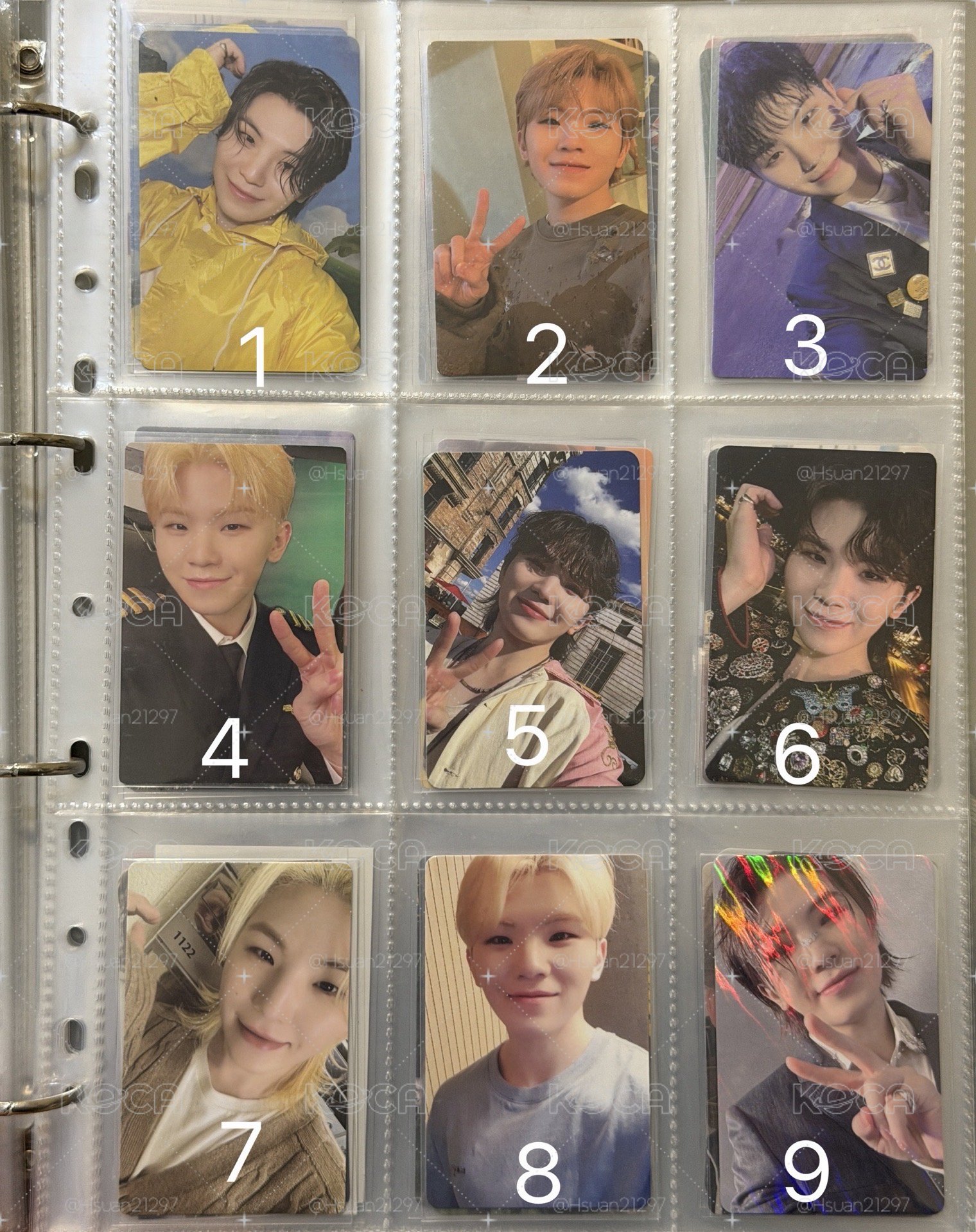 Woozi 李知勳 小卡