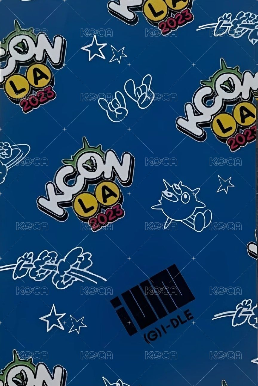2023 Thailland Kcon la 線上 滿額卡  背面