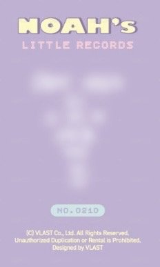 26諾亞生日禮 周邊卡  背面