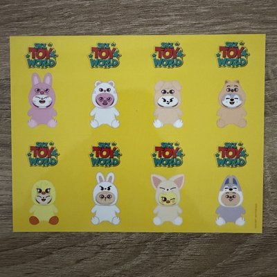 Stray kids 日本 Toy world 藍光 通常盤 固配 小卡