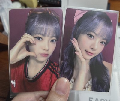 LE SSERAFIM 恩採 EUNCHAE EASY yzy3.0 簽售卡 yzy4.0 幸運卡 運動服