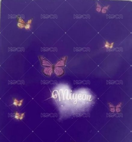 idle×Liphop代言 代言卡  背面