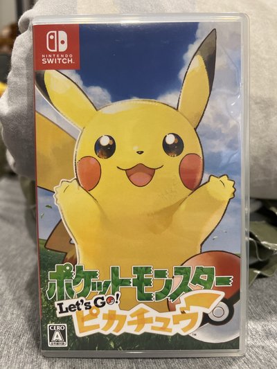 精靈寶可夢 Let's Go 皮卡丘 - 日版封面