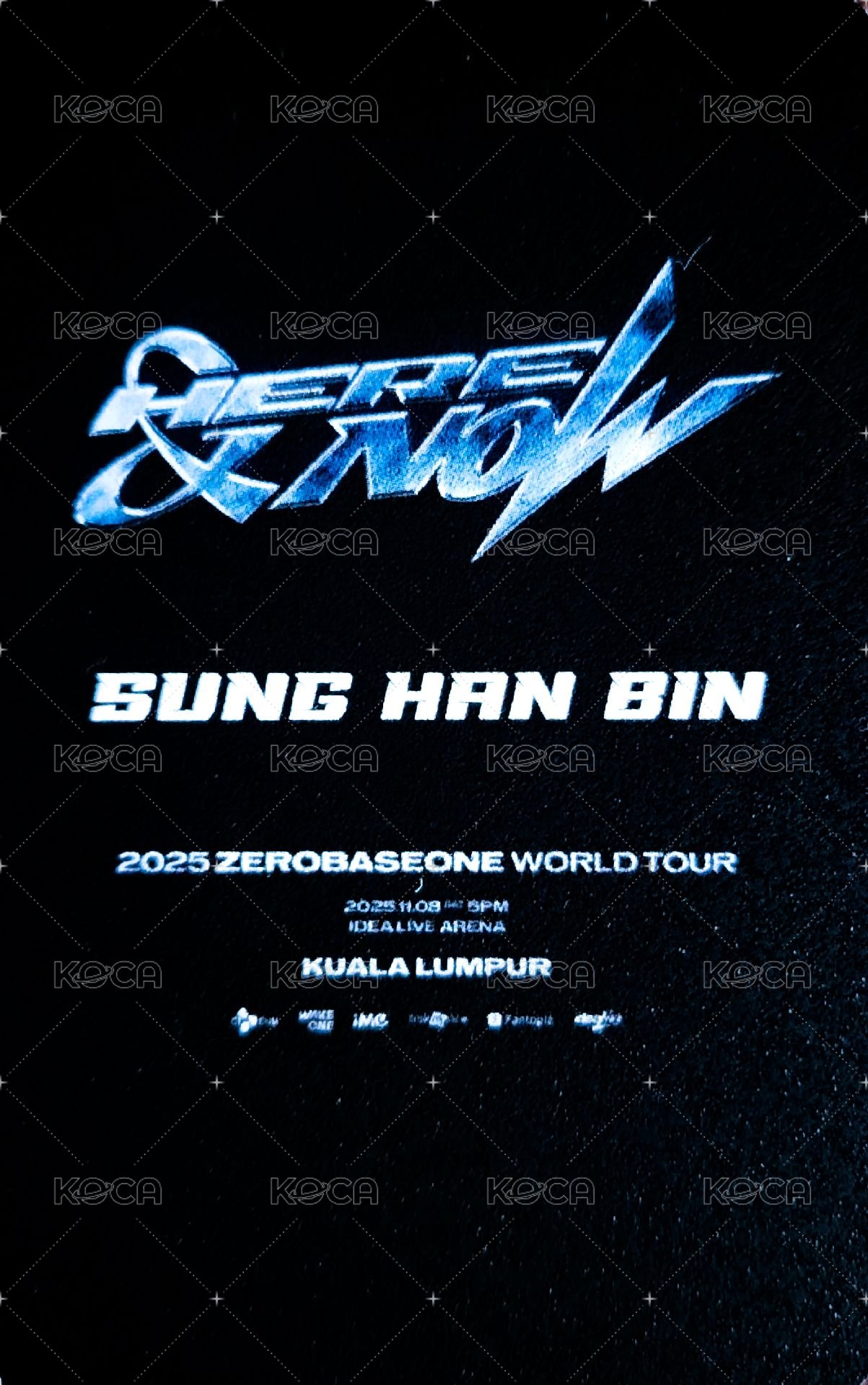 世巡H&N 吉隆坡 入場卡 / 場限卡  背面