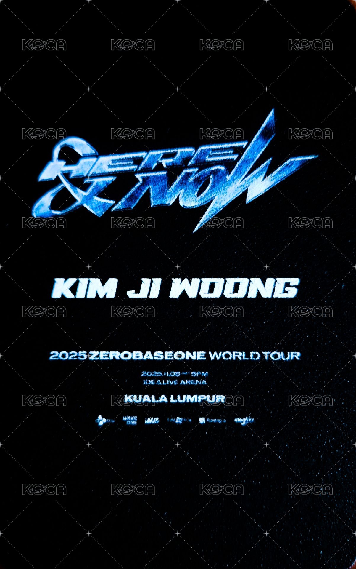 世巡H&N 吉隆坡 入場卡 / 場限卡  背面