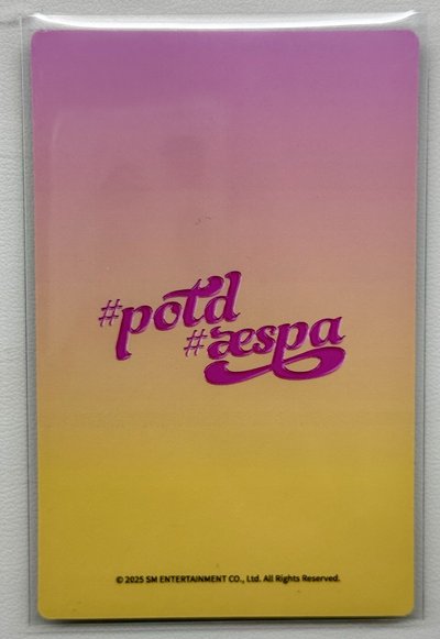 potd展會 周邊卡 aespa 廣州快閃衛衣