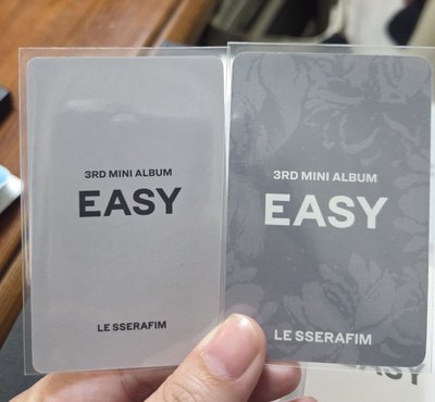 LE SSERAFIM 恩採 EUNCHAE EASY km蝦皮 日咖 幸運卡
