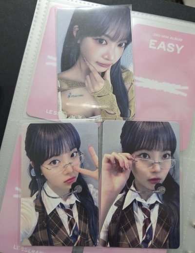 LE SSERAFIM 恩採 EUNCHAE EASY yzy幸運卡 wf 24‘fm wvs 首爾場限