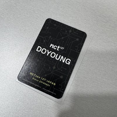 日本FC一期 會員禮卡 會員卡 道英 小卡 Doyoung NCT127 NCTZEN