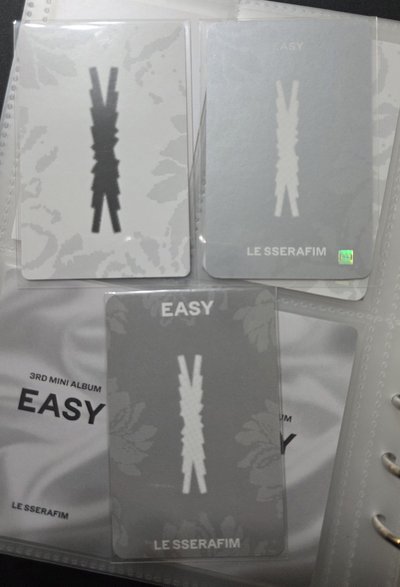 LE SSERAFIM 恩採 EUNCHAE EASY sw 幸運卡 單封專卡 yes24 簽售卡 