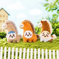 別針 變成馬了  毛絨徽章組