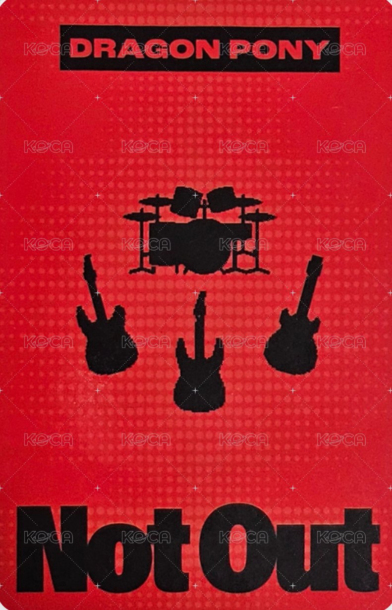 1st Concert ‘Not Out’ 周邊卡  背面