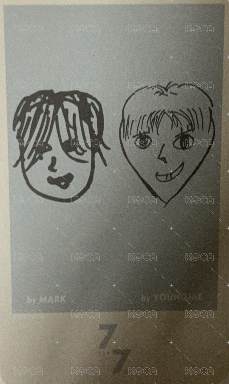 7 for 7改版專 專輯卡  背面