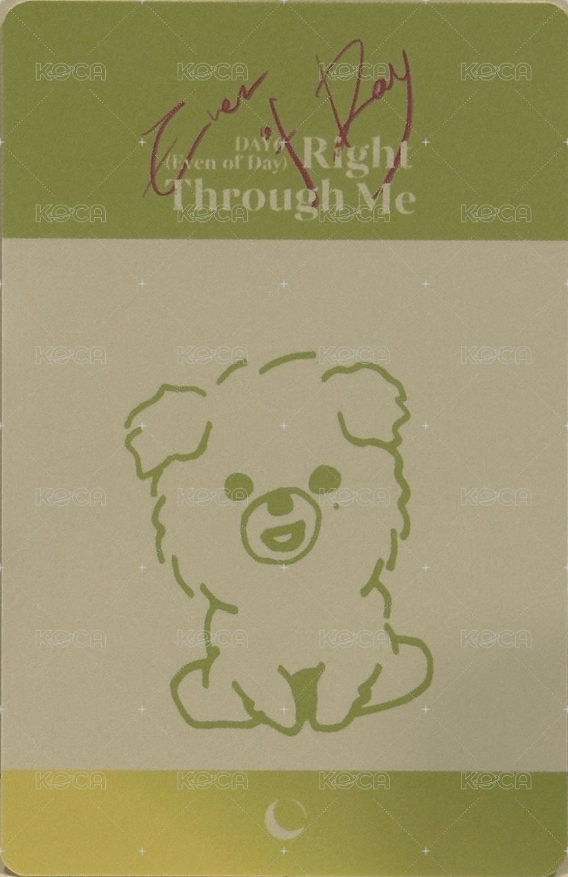 EOD 迷二 wd 周邊卡 卡冊卡 背面