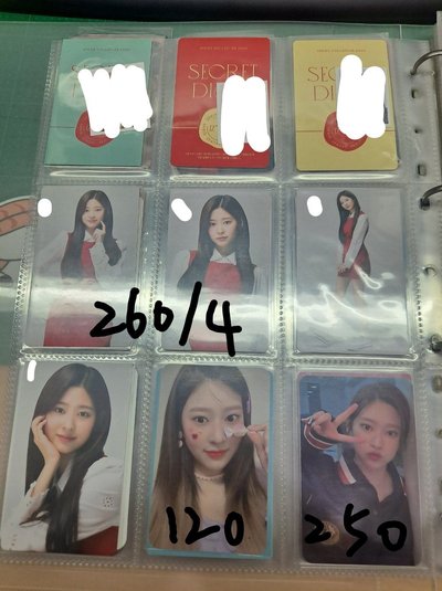 IZ*ONE珉周小卡周邊