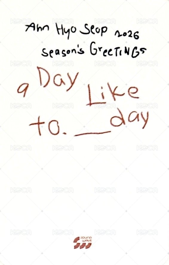 2026年曆 sw 特典卡  背面