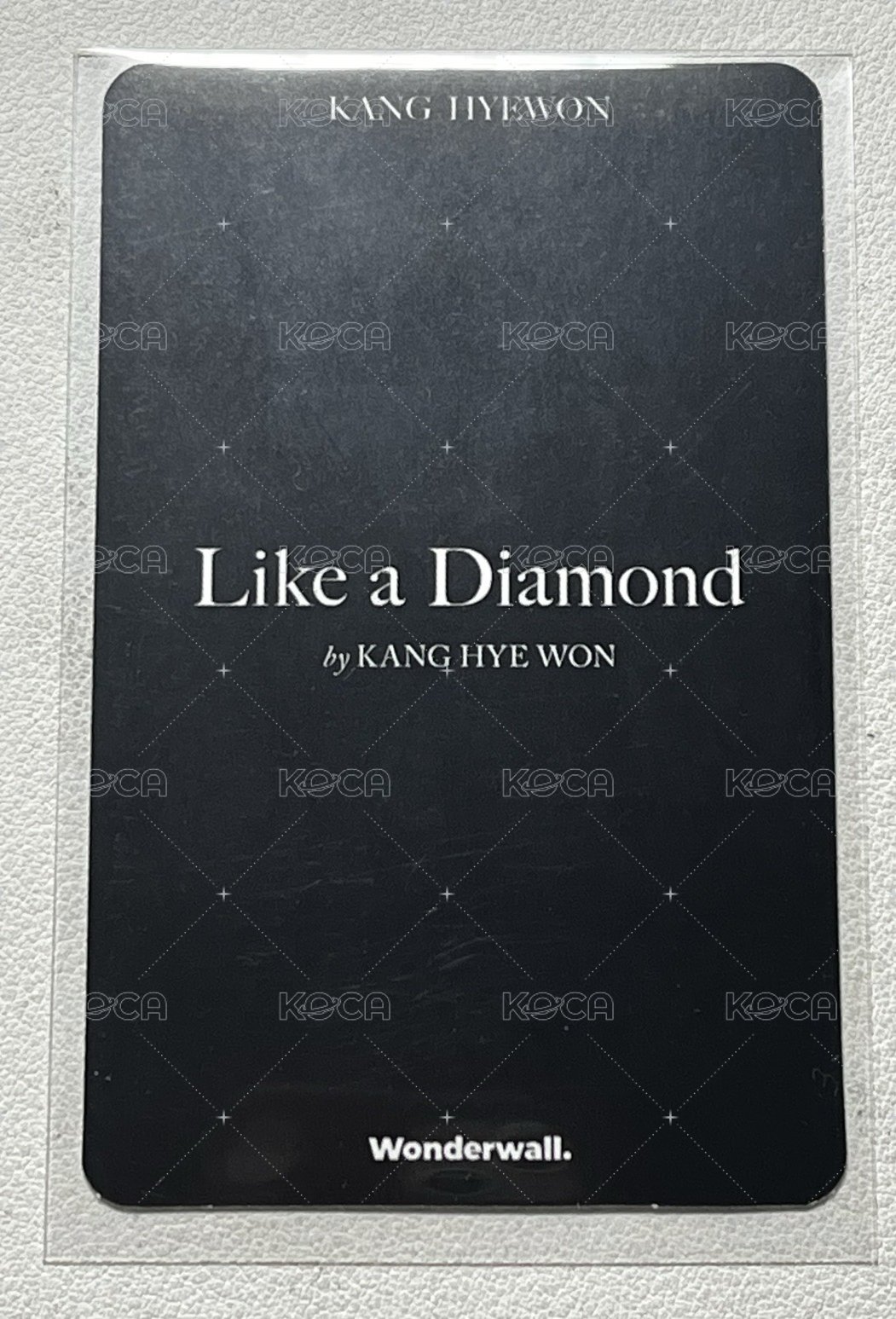 like a diamond  wonderwall 特典卡  背面
