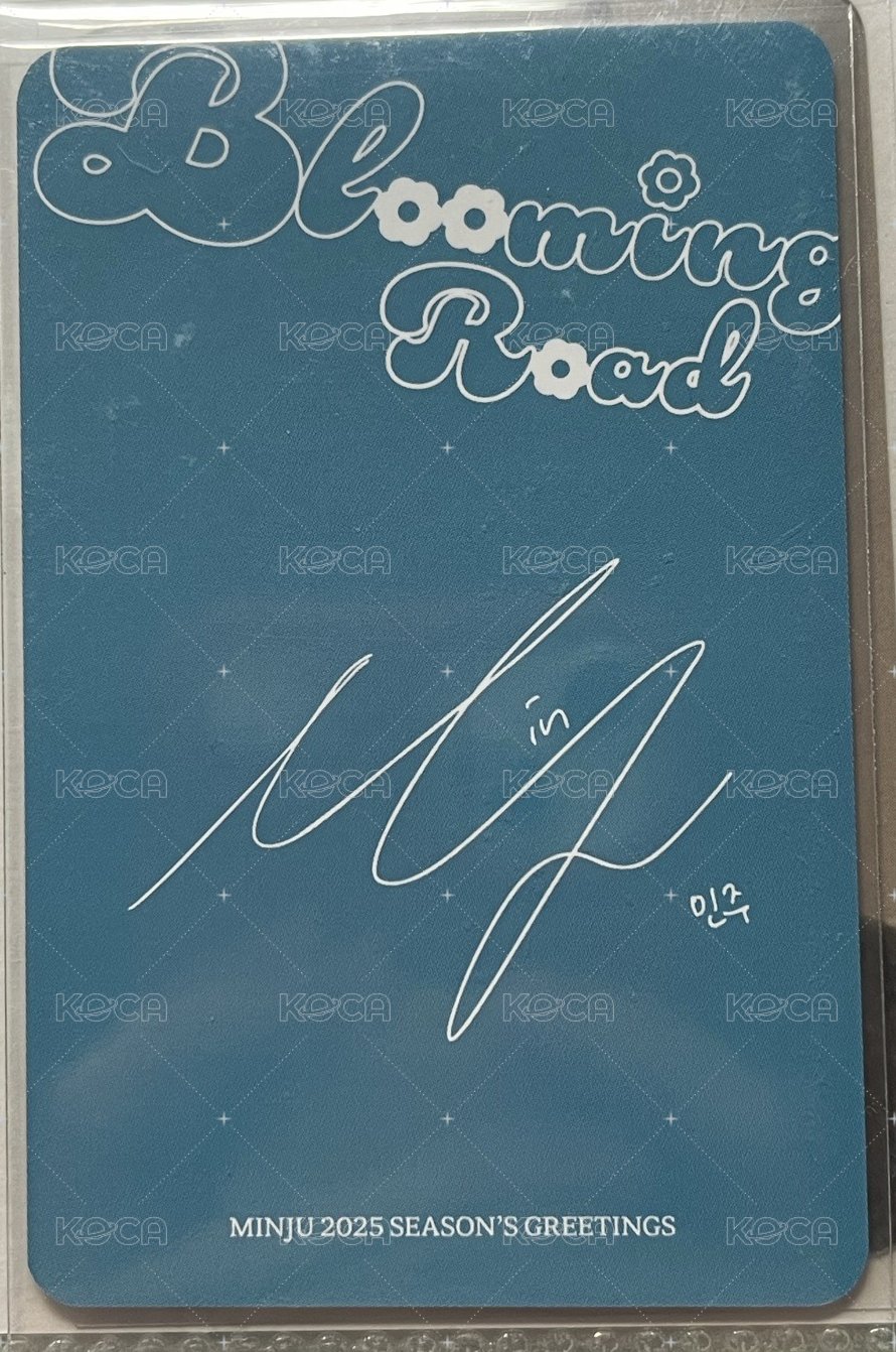 2025 seasons greetings  年曆卡  背面