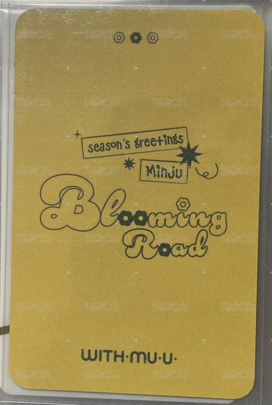 2025 seasons greetings  wm 特典卡  背面