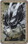 原畫展 燙金 透明卡 