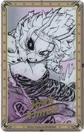 原畫展 燙金 透明卡 