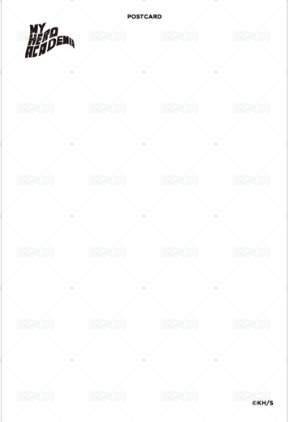 原畫展 明信片  背面