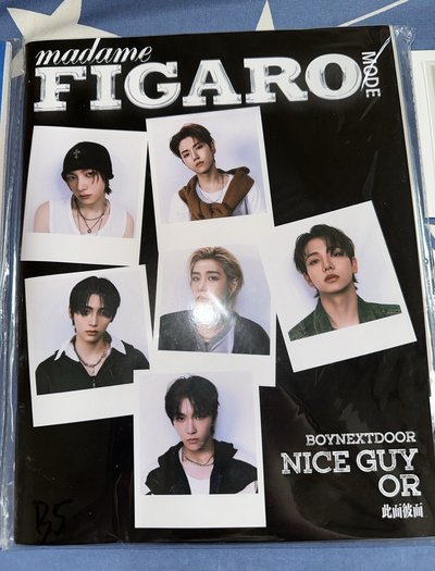 費加羅雜誌（含海報） 兩版+拍立得