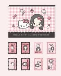 Jisoo Kitty聯名 明信片組 