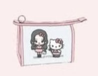 Jisoo Kitty聯名 旅行包 