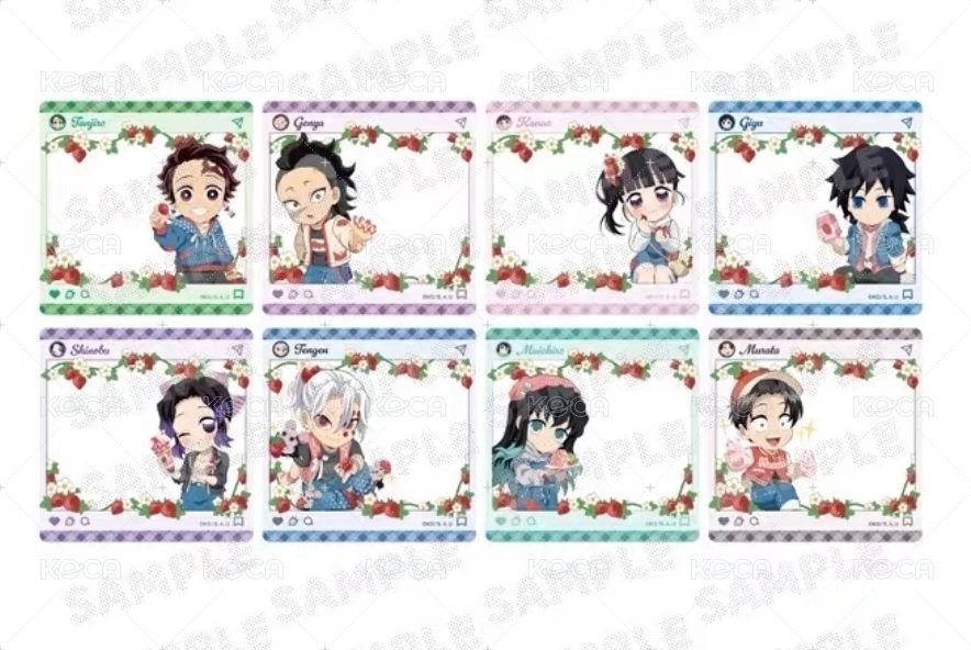 草莓祭 A池 透明卡  背面