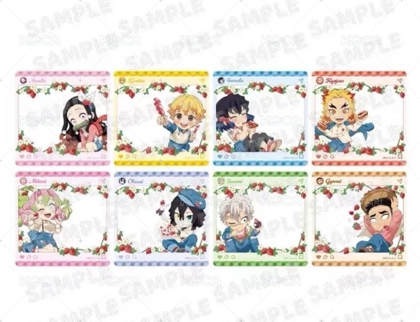 草莓祭 B池 透明卡  背面