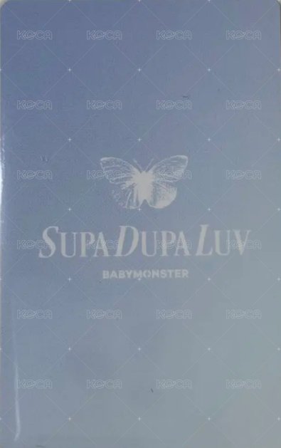 SUPA DUPA LUV Ver.B 隨機卡  背面