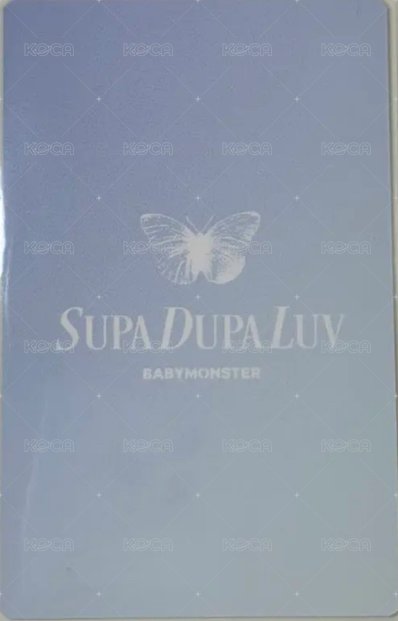 SUPA DUPA LUV Ver.A 隨機卡  背面