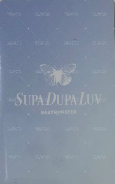 SUPA DUPA LUV Ver.B 隨機卡  背面