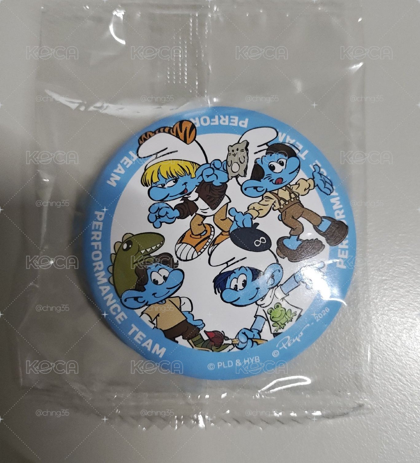 藍色小精靈聯名徽章