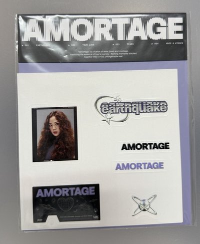 Jisoo amortage 周邊貼紙