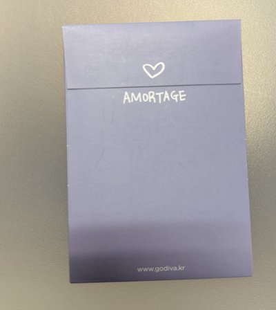 Jisoo Godiva巧克力聯名小卡（內有兩張）未拆封