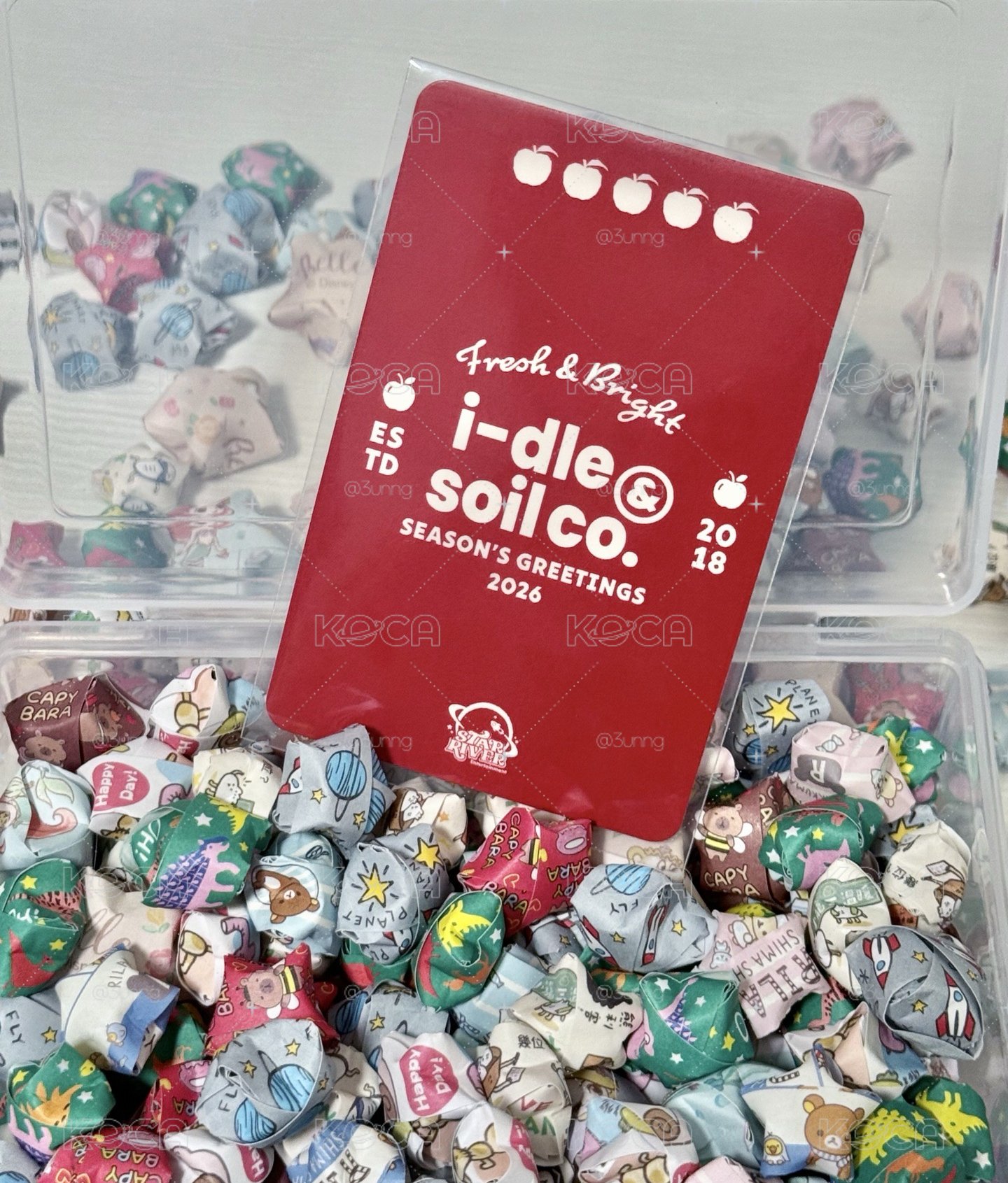 idle 年曆sr特典卡 驚訝比五琦